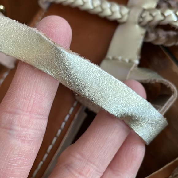 Gap gold gladiator style sandals (sz 8) - Picture 7 of 9